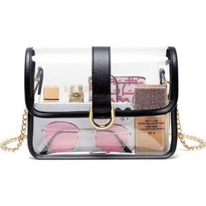Clear Purse - Clear Bag Stadium Approved Clear Crossbody Bag for Women